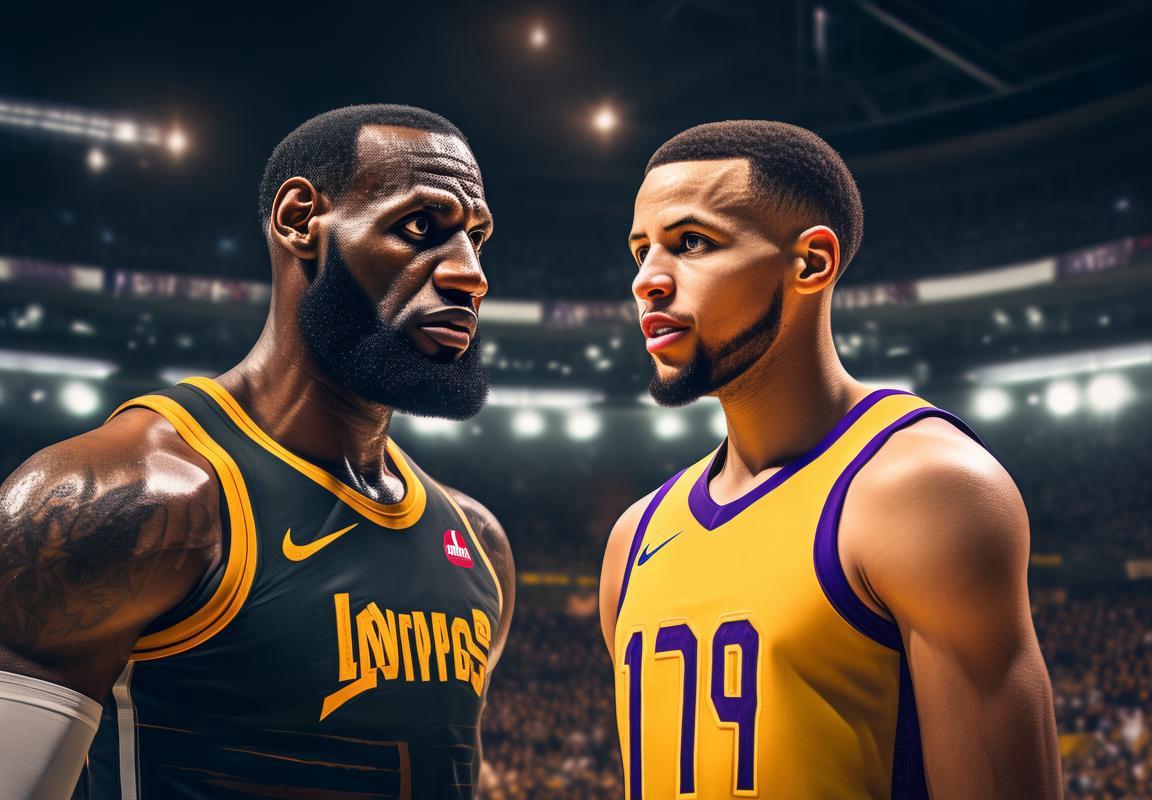 传奇对决！詹姆斯与库里巅峰对决，谁能笑到最后？